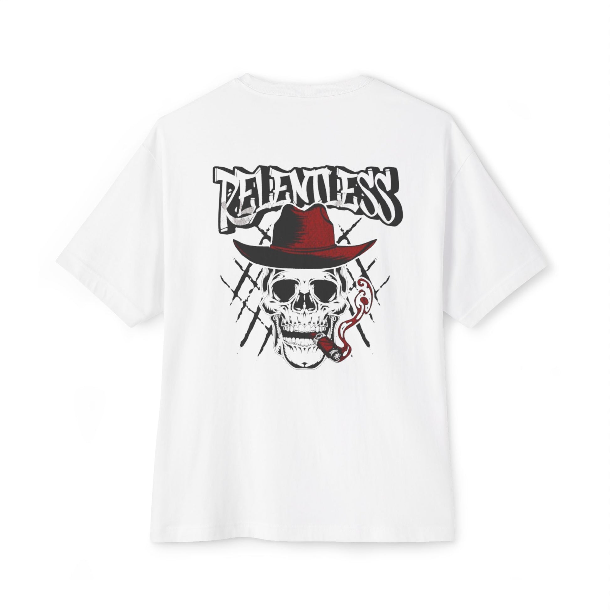 Relentless Kuru Kafa Unisex Beyaz Baskılı Tişört, Rahat Sokak Giyimi, Erkek veya Kadın İçin Hediye