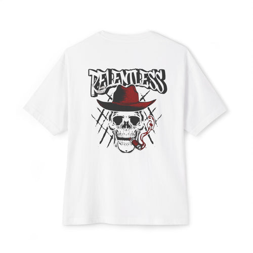 Relentless Kuru Kafa Unisex Beyaz Baskılı Tişört, Rahat Sokak Giyimi, Erkek veya Kadın İçin Hediye